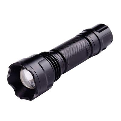 China Zoomable XPE Emergency Led Flashlight 18650 Battery Power EDC Portable Emergency Led Torch Light for sale