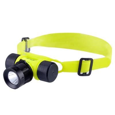 China High Lumen IP68 Headlight Headlight Light Head Waterproof Scuba Diving Led Diving Torch for sale