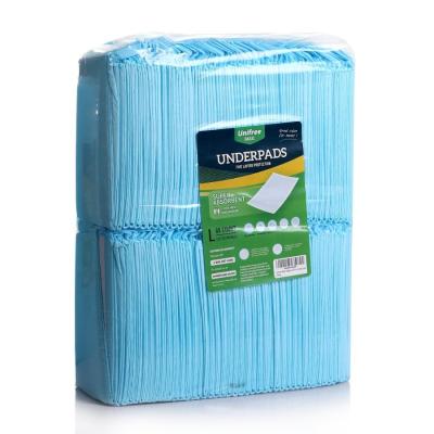 China Unifree 60x90cm Adult Daily Cleansing Basic Incontinence Underpads Disposable Incontinence Pads 88 Count for sale