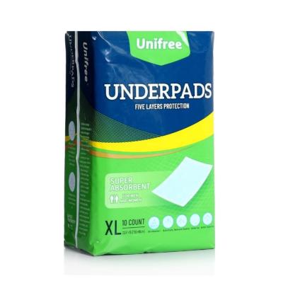 China Unifree 60x90cm Disposable Incontinence Pads 88 Count Adult Daily Cleansing Premium Incontinence Underpads for sale