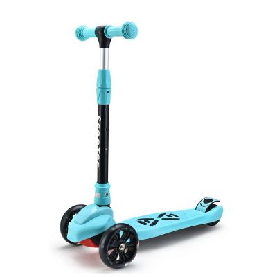 China 4 Wheels Foldable Kick Scooter Adjustable Height Kick Scooter Balance Cycle Toddler for sale