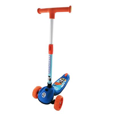 China 3 Wheels Scooter Yongkang Big Wheel Pu Flash Kick Scooter Kids 3 in 1 Pedal Kick Scooter for sale