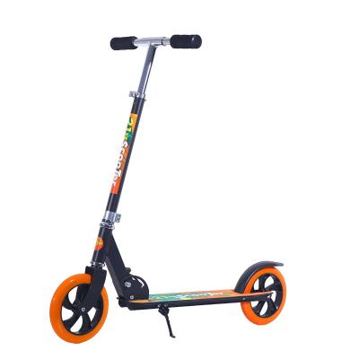 China Cheap Adult PU Scooter 200mm PU Wheel Scooter Hot Selling Pitch Adult Push Scooter for sale