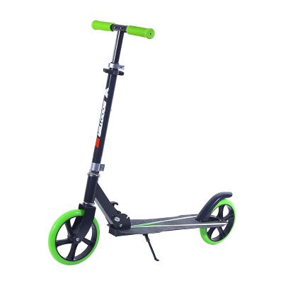 China PU Factory Direct Sales TPR Handle Bar Scooter Aluminum Alloy Kick Scooter 2 Wheels PU 200mm Adult Balance Scooter for sale