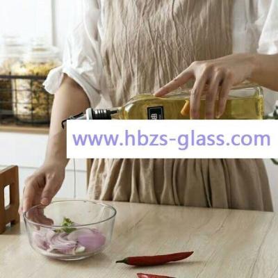 China Kundengebundener Logo Glass Bottle Durable Empty Olive Oil Glass Bottle zu verkaufen