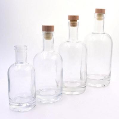 China Whisky-Glasverpackungs-Flaschen-transparente sichere leere Glasflasche zu verkaufen