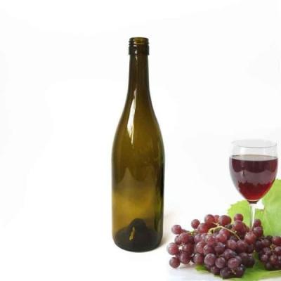 China Burgunder-Glas-Flaschen-leere Wein-Flasche mit langem servie Leben zu verkaufen