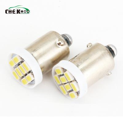 China Car Lighting BA9S 3020 1206 8SMD Led Clearance Lights Interior Light License Plate Bulb Auto Reading Lamp T4W MGF-BA9S 8SMD for sale