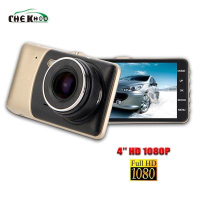 China Car DVR 4.0 Inch TFT HD Dashcam Dual Camera 1080P Night Version Vehicle Video Recorder Cam 4.0 Wide Angle Hidden TFT HD for sale