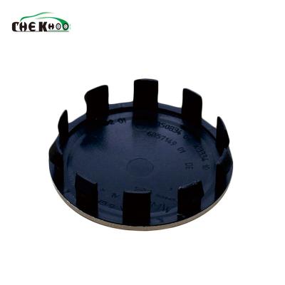 China ABS+ALUMINUM 10 Pin Car Wheel Center Hub Cap Fit 56MM 65MM 68MM For BMW Series Black Auto Wheel Center Cover for sale