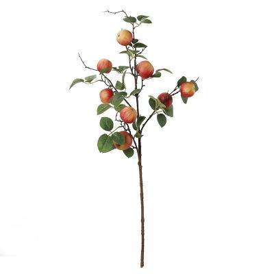 China 2022 New Fashion Durable Hot Sale Artificial Fruit Apple Branches Artificial Fruit Flower Tree Branches For Wedding Decor for sale