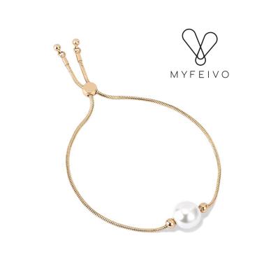 China BOHEMIA MYFEIVO Fashion Women's Pearl Charm Bracelet for sale