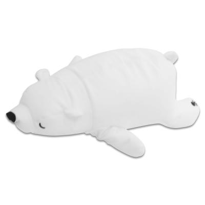 China Cute Fun Weighted Polar Bear Sensory Soft Stuffed Animals Plush Weighted Toys For Autism Children for sale