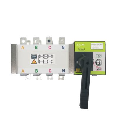 China ATS SUQ3-250A 100A 200A Fast Automatic Transfer Switch Generator Changeover Controller SUQ3-250A 4P 4 Poles Change Speed for sale