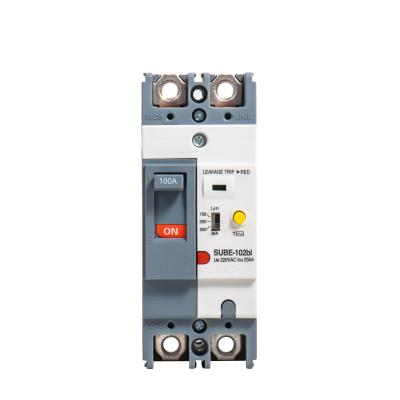 China Stripper Assisted Self-Tempering SUBE-102bl 2 Pole MCCB Cast Case Circuit Breaker SUBE-103b for sale