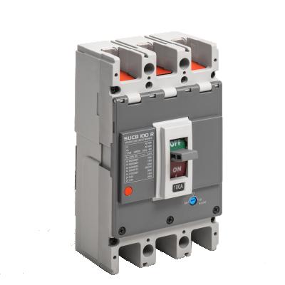 China SUCB-100R 3P Magnetic MCCB Molded Case Circuit Breaker 50ka for sale