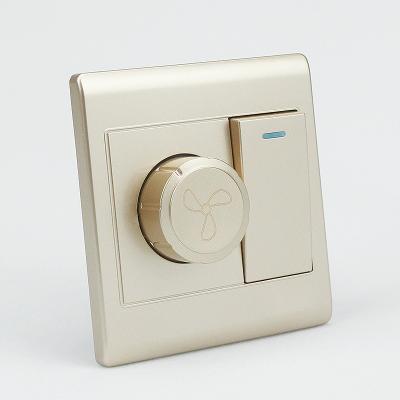 China Dimmer Luxury 1 PC Strip Fan Plastic Wall Switch Manufacturer for sale