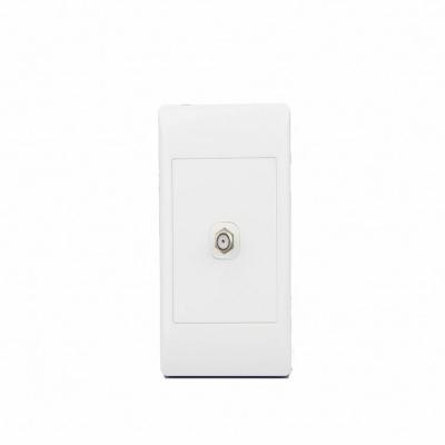 China New Design Wall Safety Electric Light White Mini Switch Socket Fireproof Combination Switch for sale