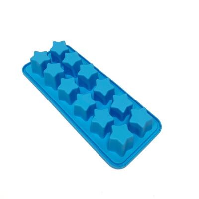 China Viable Whiskey Bpa Free Summer Funny Ice Maker Custom Lattice Single Tray Candy Silicone Ice Cube Mold for sale