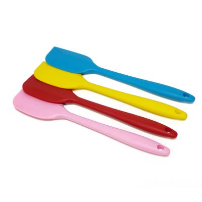 China Baking Rose Serving Viable Cake Icing Small Pastry Heat Resistant Mini Silicone Spatula With Rubber Logo for sale