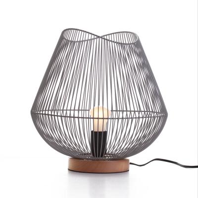 China Mediterranean creative handmade rattan wood table lamps, floor lamps and pendant lamp or bamboo shades for sale