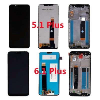 China IPS Wholesale Price Cell Phone LCD Display Touch Screen Digitizer Assembly LCD Screen Replacement For Nokia 5.1 Plus 6.1 more X5 X6 for sale