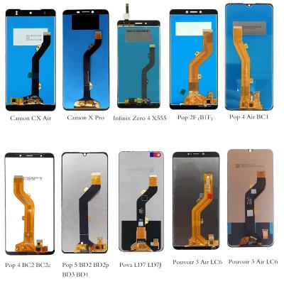 China LCD Screen For Infinix Note 7 8 lite 9 10 8i 4 5 Smart Hot For Tecno Camon 17 Spark 6 7 Pro 8 Phantom X Pova For Infinix Hot 10 Lite Smart 5 X657 for sale