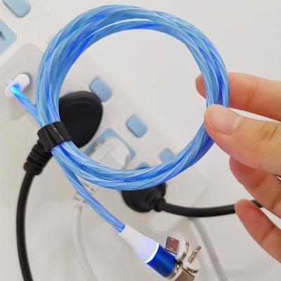 China Ignition Lighting Magnetic USB 3 in 1 Type-C Charging Cable Micro USB Cell Phone USB Cable for iPhone for Samsung for Xiaomi for Huawei for sale