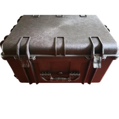 China PP Composites Lockable Plastic Tool Box Hard With Foam Wheels / Handle for sale