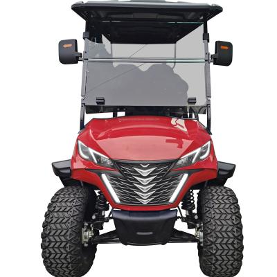 China 2+2 Seater 72V 12 Inch Lithium Battery Electric Golf Cart for sale