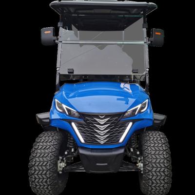 China 4+2 seater 72V 14 inch lithium ion battery golf cart for sale