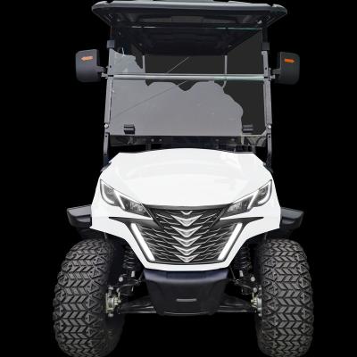 China Brand New 2+2 Seater 72V 12 Inch Model Lithium Battery Electric Golf Cart for sale