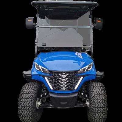 China Brand New 2+2 Seater 48V 12 Inch Model Lithium Battery Electric Golf Cart for sale