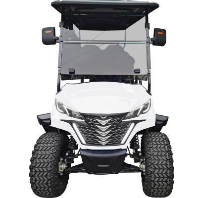 China 2+2 Seater 72V 12 Inch Lithium Battery Electric Golf Cart for sale