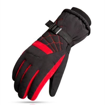 China Custom LOGO Winter Warm Ski Gloves For Men Battery Car Motorcycle Gloves Waterproof Cold Slip Resistant Thickened Warm Gloves for sale