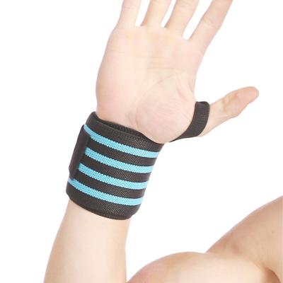 China Adjustable Elasticity Breathable Weightlifting Custom Wrist Wraps Bandage Support Straps Gloves Gym Fitness Training Wristband Adjust Wrist for sale