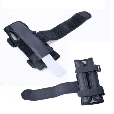 China Wholesale Breathable Adjustable Elasticity Steel Plate Support Nylon Polyester Carpal Tunnel Wrist Brace Black Wrist Splint For Wrist Support With Stabilizer for sale