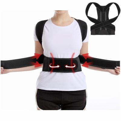 China Wholesale Breathable.posture corrector women back braces pose corrector waist trainer with steel plate shoulder brace spine support lumbar belt for sale