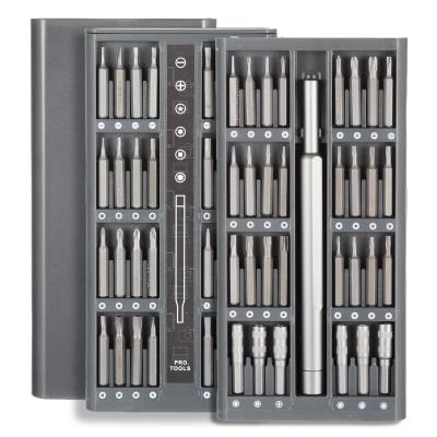 China Masonry Drilling 63 in 1 Screwdriver Set Precision Magnetic Screwdriver Bits Torx Hex Bit Handle Mobile Phone Repair Screwdrive Kit Tools for sale