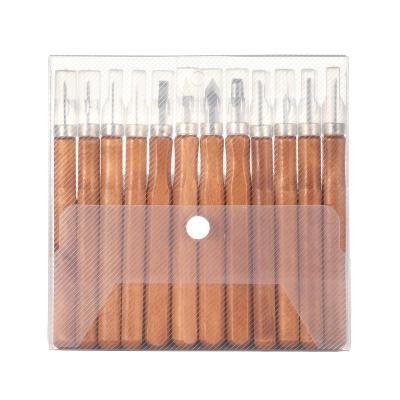 China Easy Wood Carving Tool Kit Kit Chip Carving Knife Kit and Chip Wood Chisels Knife Wood Carving Kit for Beginners Woodworking 12PCS for sale