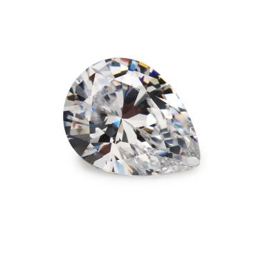 China Moissanite Stone SRO254 0.2-3CT GH Color Moissanite Gems For Jewelry Making Pear Shape Moissanite Brilliant White Loose Diamond Rings for sale