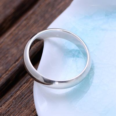 China Other PlainEasyCoupleWomen High Quality Sterling Silver Women Ring For Anniversary Wedding for sale