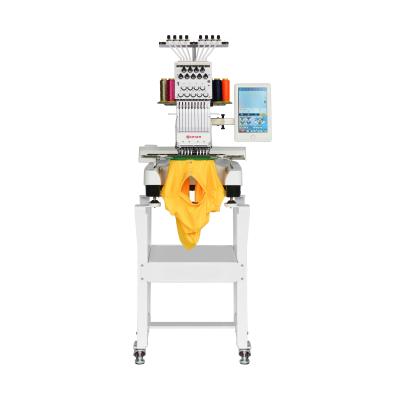 China Garment Shops MFS800 Automated 3D Shirt Garment Hat High Speed ​​Flat Sequin Tying Tapes Embroidery Machine for sale