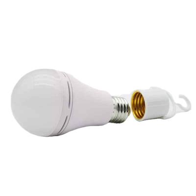 China Warehouse LED light with factory price 12W emergency white color LED battery rechargeable bulb for sale