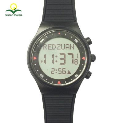 China Muslim Al Fajr Reloj Azan Watch Prayer Alarm Wristwatches for sale