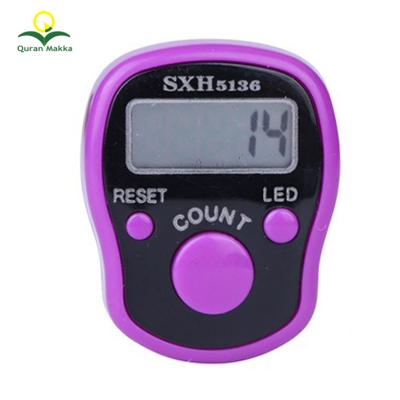 China Quranmakka Islamic Gift Tasbih LED Digital Muslim Finger Tally Counter 3.5*2.5*1.8cm for sale