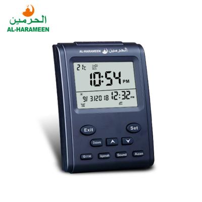 China Al-Harameen HA-3011 Auto Alarm Calendars Muslim Azan LED Digital Clock for sale