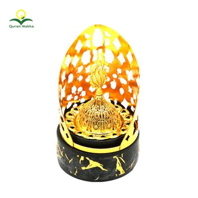 China Eeast Decoration Air Purifying Metal Cover Incense Holder Bakhoor Arab Middle Islamic Home Censer for sale