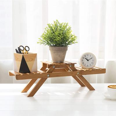 China Modern Circle Flower Mannequin Flower Pot Stand Wooden Flower Stand Table Flower Stand for sale