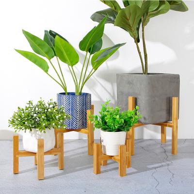 China American Style Timber Flower Stands Chinese Style Flower Stand Flower Pot Stand Holder Rack for sale